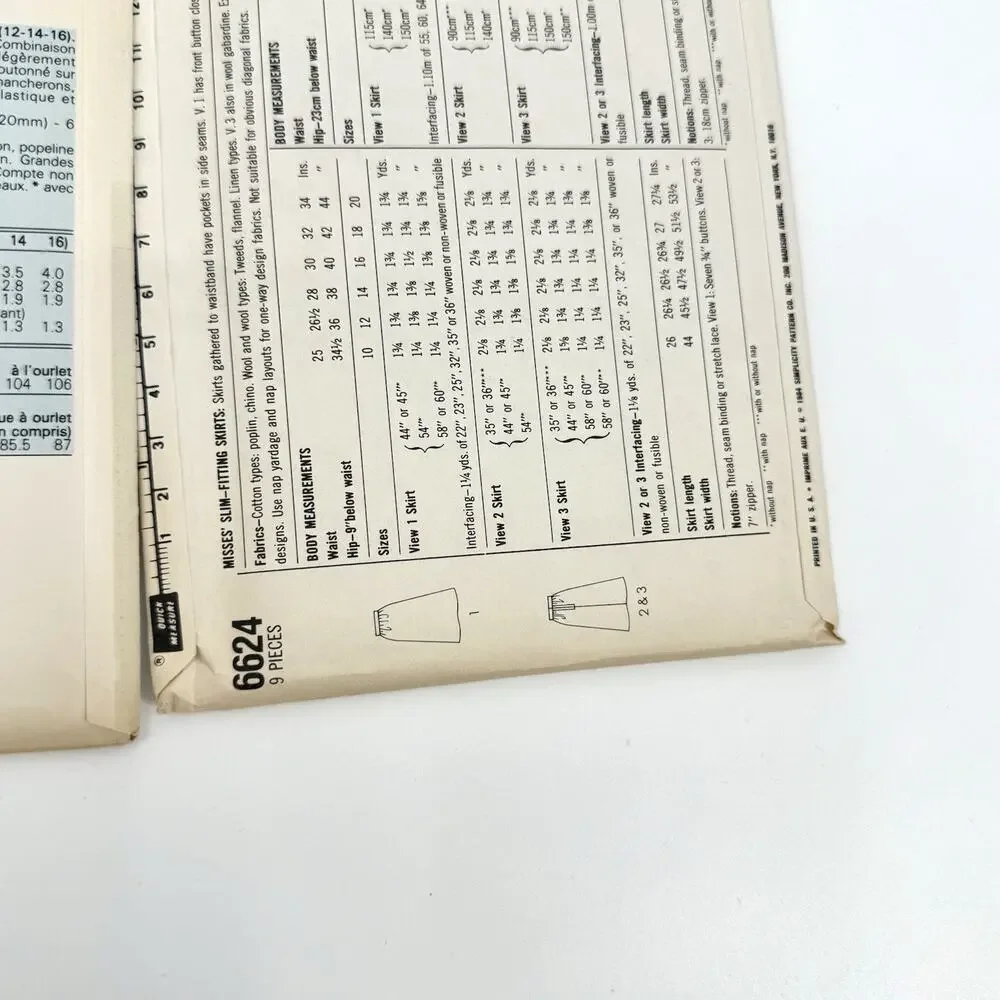Vintage Lot of 7 Womens Clothing Sewing Patterns Size 8-12 Cut & Uncut 1980s